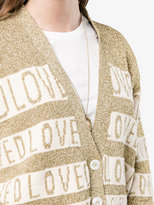 Thumbnail for your product : Gucci Loved oversized lurex cardigan
