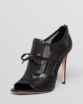 Thumbnail for your product : Elie Tahari Open Toe Booties - Odean Mesh High Heel