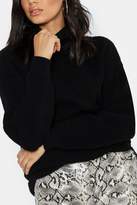 Thumbnail for your product : boohoo Tall Roll Neck Knitted Sweater