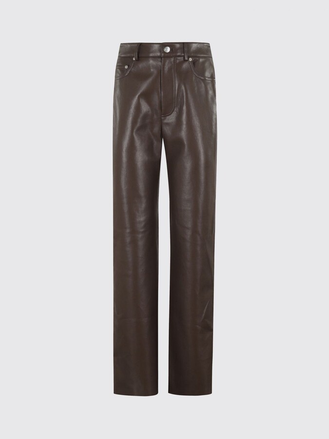 Nanushka Pants Woman color Brown