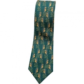 Thumbnail for your product : Hermes Green Koala Silk Tie