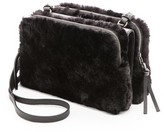 Thumbnail for your product : Madewell Shearling Twin Pouch Cross Body Bag
