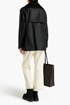 Thumbnail for your product : Belstaff Belva velvet-trimmed coated-cotton jacket