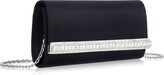 Thumbnail for your product : Judith Leiber Perry Crystal Bar Satin Clutch