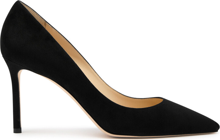 Jimmy Choo Romy 85 Suede Pumps
