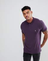 Thumbnail for your product : Original Penguin Waffle Polo Regular Fit in Purple