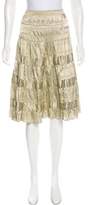 Thumbnail for your product : Anna Sui A-Line Knee-Length Skirt
