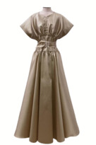 Thumbnail for your product : Alexis Mabille Short Sleeve A-Line Gown