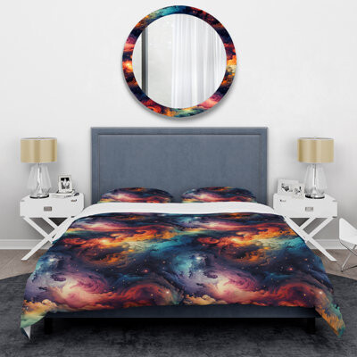 Design Art Cosmic Illusion Moody Patterns Bedding