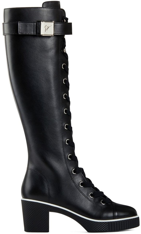 giuseppe zanotti knee high boots