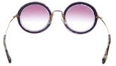 Thumbnail for your product : Miu Miu Glitter Noir Sunglasses