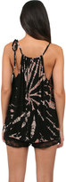 Thumbnail for your product : Gypsy 05 Spaghetti Tie Cami in Black/Pink