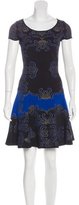Thumbnail for your product : Diane von Furstenberg Metallic Fit & Flare Dress w/ Tags