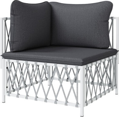 Ebern Designs Moretto 28.3'' Wide Outdoor Patio Sofa with Cushions