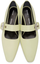 Thumbnail for your product : Proenza Schouler Yellow Mary Jane Slip-On Loafers