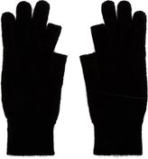 Thumbnail for your product : Rick Owens Black Mohair Gloves