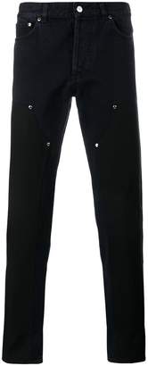 Givenchy contrast panel jeans