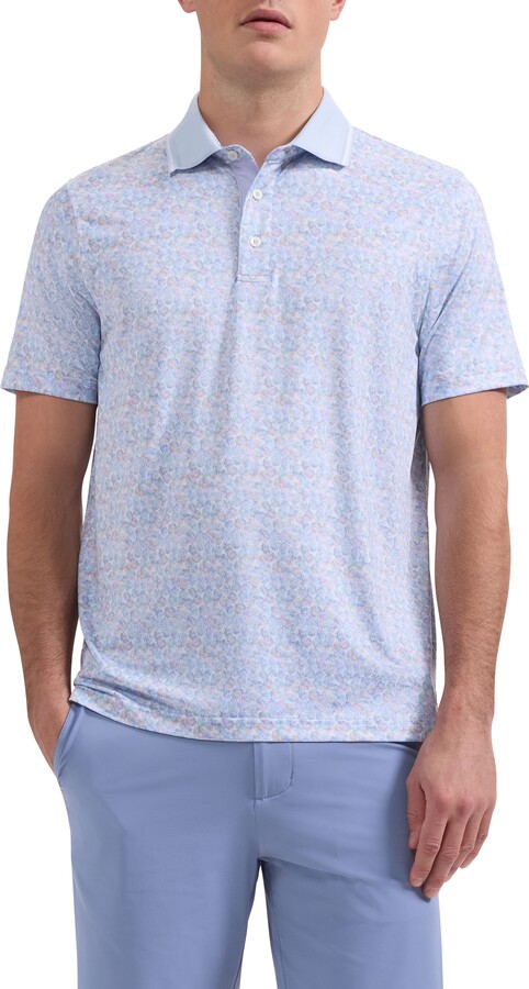Bugatchi Three-Button Performance Polo