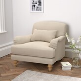 Thumbnail for your product : The White Company Petersham Armchair Cotton, Silver Cotton, One Size