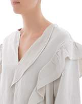 Thumbnail for your product : Etoile Isabel Marant White Fabric Blouse