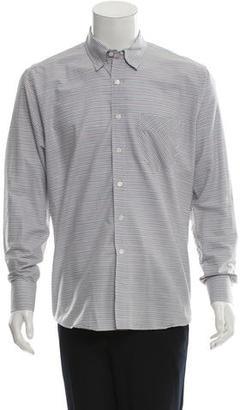 Billy Reid Striped Button-Up Shirt