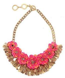 Forest of Chintz Pink Cha Hua Necklace