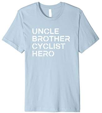 Mens Uncle Brother Cyclist Hero - Cycling Uncle T-Shirt