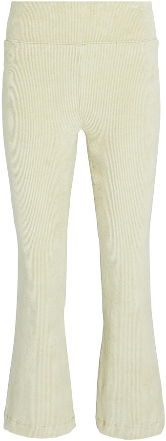 corduroy flared legging