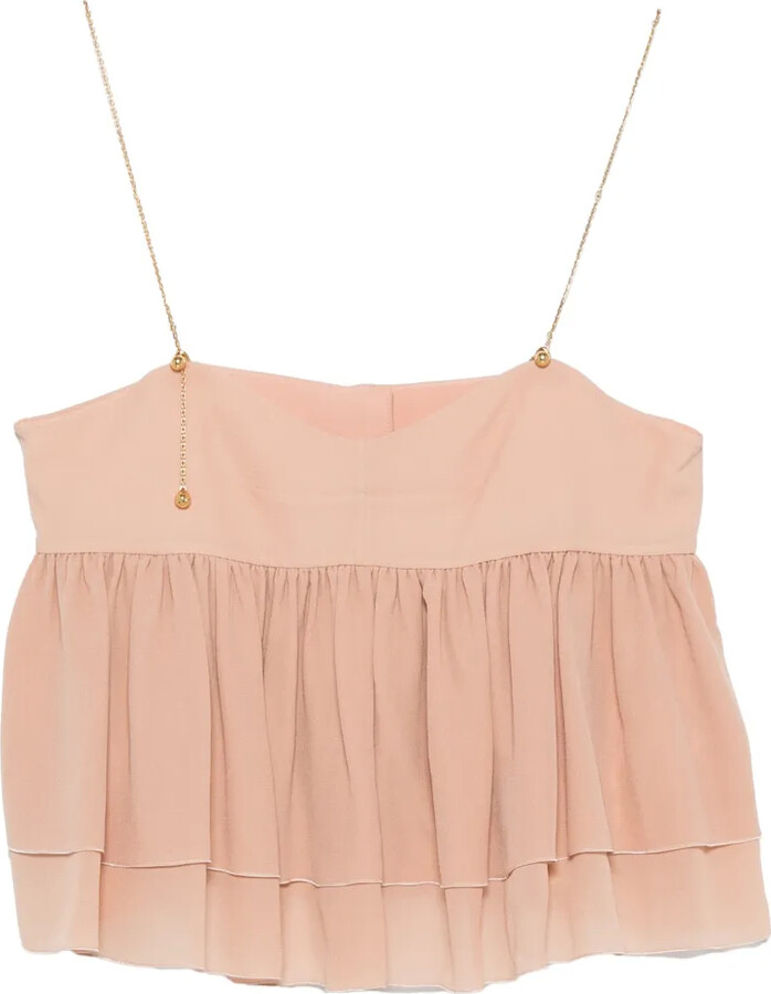 Chloé Chain-Strap Top