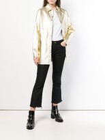 Thumbnail for your product : P.A.R.O.S.H. Metallic Biker Jacket