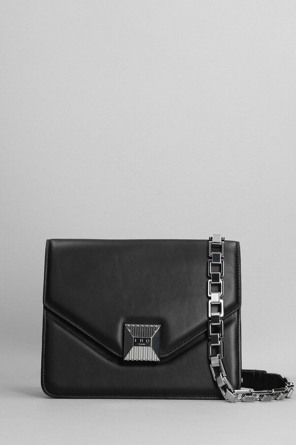 IRO Iris Shoulder Bag In Black Leather - ShopStyle