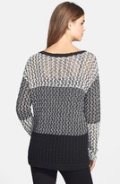 Thumbnail for your product : Vince Camuto Colorblock Stitch V-Neck Pullover
