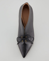 Thumbnail for your product : Pour La Victoire Camille Pointy-Toe Lace-Up Bootie