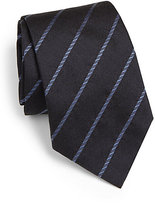 Thumbnail for your product : Armani Collezioni Diagonal Stripe Silk Tie