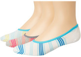 Thumbnail for your product : Cole Haan Graduated Stripes Liner 3-Pack with Gel Stay Up Heel
