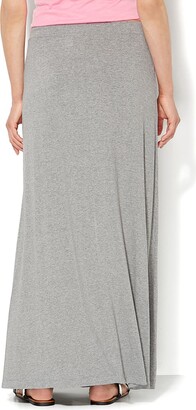 New York and Company Drawstring Maxi Skirt - Solid