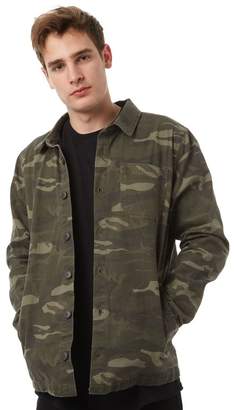Swell Shatter Camo Mens Jacket Green