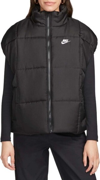 Women's Nike Sportswear Classic Puffer Vest Large Black/White