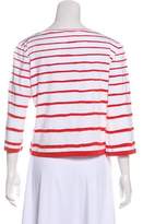 Thumbnail for your product : Hermes Striped Long Sleeve Top