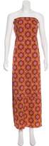Thumbnail for your product : Diane von Furstenberg Strapless Maxi Dress Orange Strapless Maxi Dress