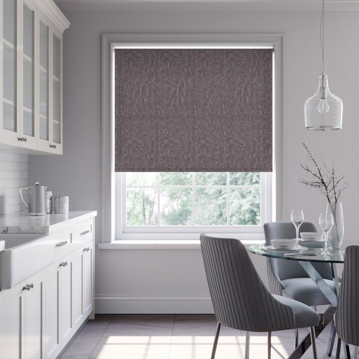 Dunelm Milena Daylight Made to Measure Roller Blind Milena Silver