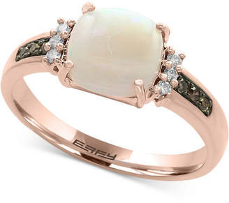Effy Final Call by Opal (1-1/6 ct. t.w.) & Diamond (1/6 ct. t.w.) Ring in 14k Rose Gold