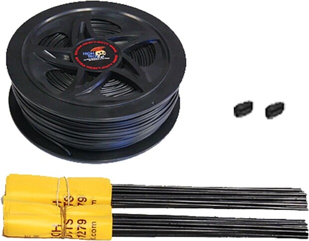 High Tech Pet Wire and Flag Kit for All Fencing and Containment Systems, Black