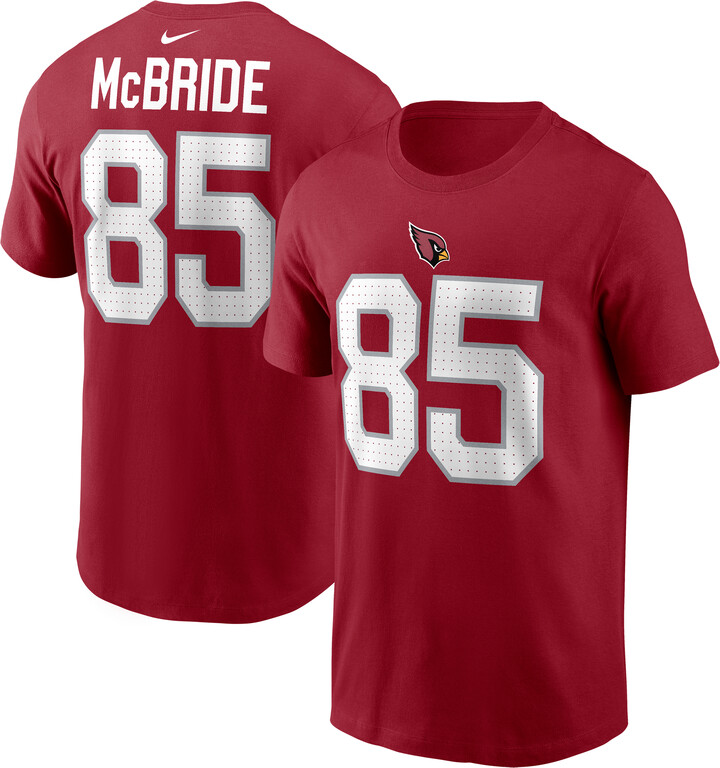 Men's Nike Trey McBride Cardinal Arizona Cardinals Name & Number T-Shirt