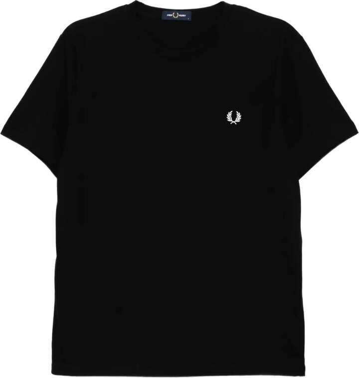 Fred Perry logo-embroidered T-shirt