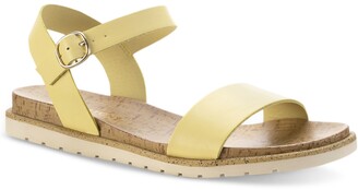 macys yellow sandals