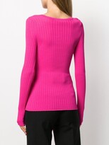 Thumbnail for your product : AMI Paris Crew-Neck Knitted Shirt