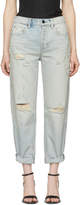 Thumbnail for your product : Alexander Wang Blue Slack Jeans