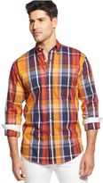 Thumbnail for your product : Club Room Big and Tall Oxford Plaid Shirt