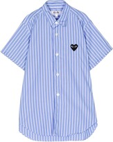 Thumbnail for your product : Comme des Garçons PLAY Striped Short-Sleeved Shirt